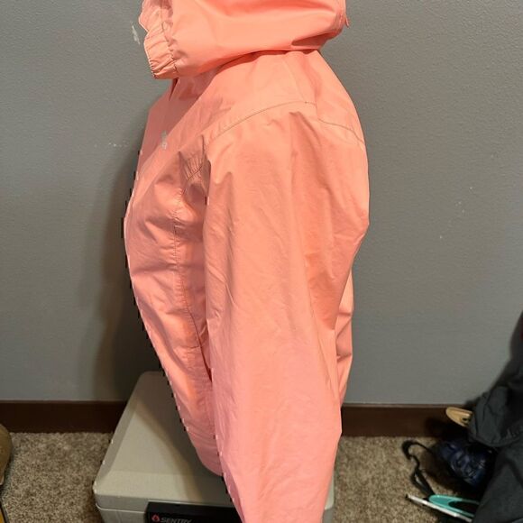 Columbia Girls Large 14-16 Peach Color Hooded Jacket - Picture 2 of 5